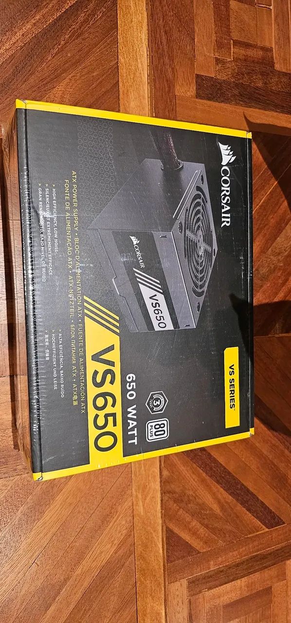 LACRADA, NOVA Fonte Corsair VS650 650W 80 Plus - Foto 2