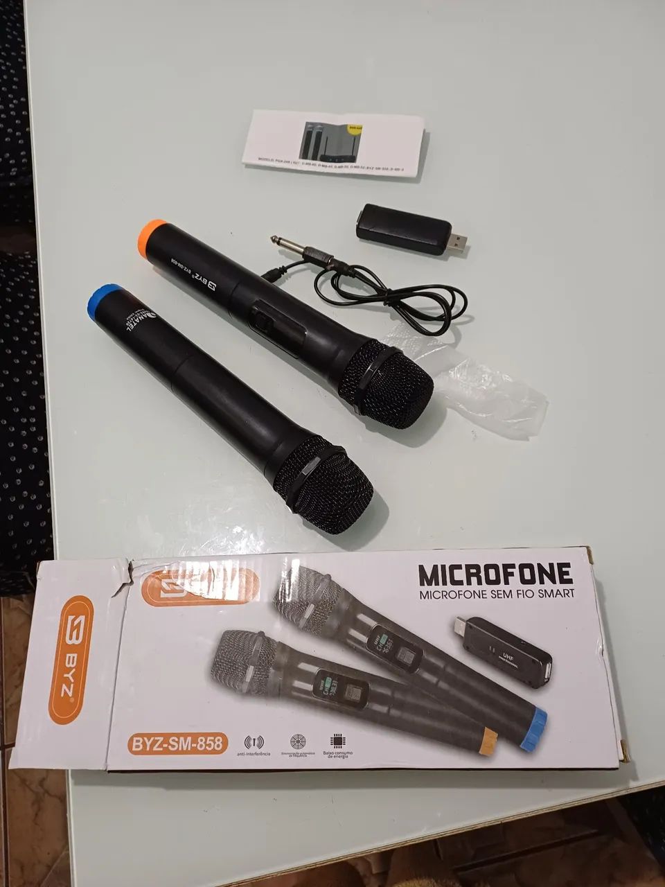 Par de microfone para fazer a festa R$99 - Foto 4