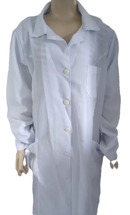 jaleco branco unissex tam. GG Novo