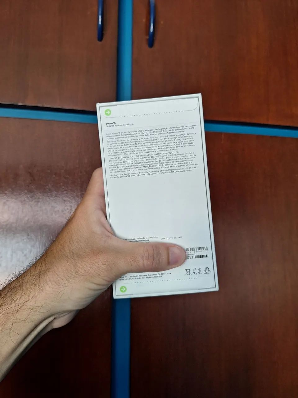 Iphone 15 128GB Anatel Lacrado Nota Fiscal Apple - Foto 3