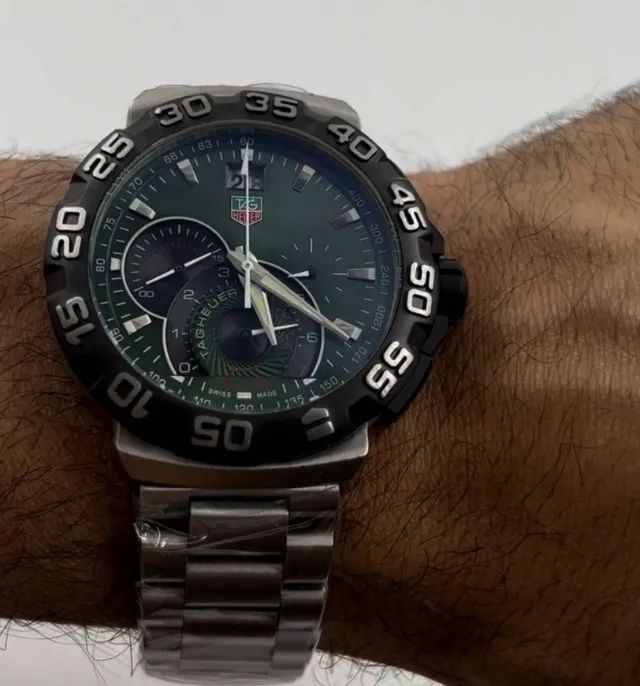 Relógio TAG HEUER FORMULA 1 Fundo Verde Multifuncional 2025 - Foto 5