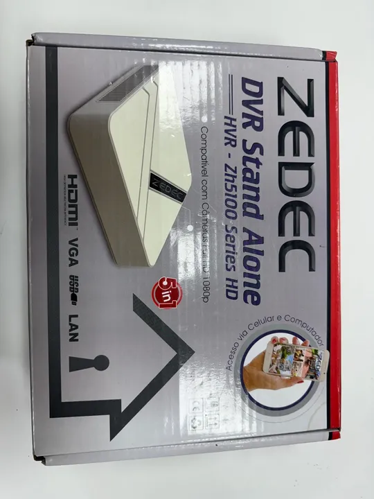 DVR Stand Alone ZEDEC HVR-Zh5100 Series HD 5 em 1