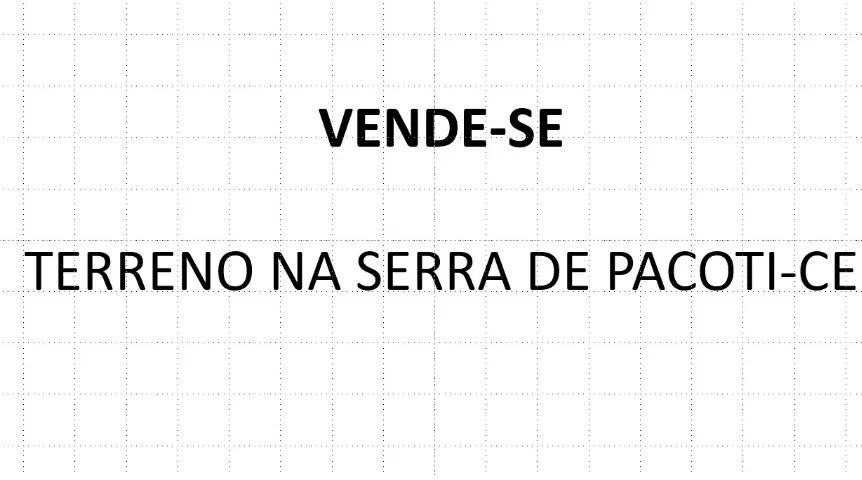 Terreno em Pacoti 