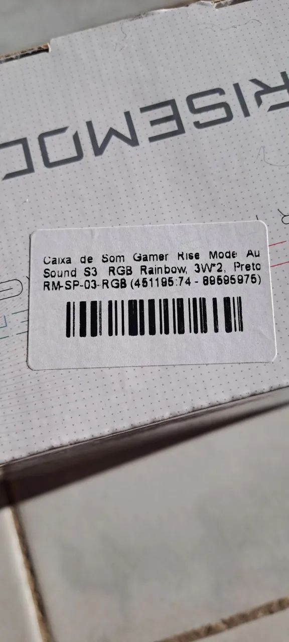 Caixa de Som Gamer RGB - Foto 2