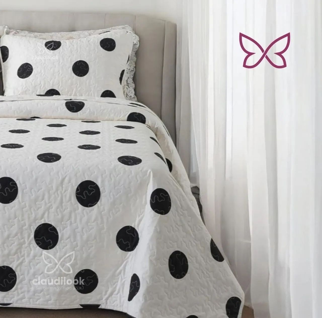 Cobre-leito de Cama Solteiro 2 peças R$119.99 - Foto 4