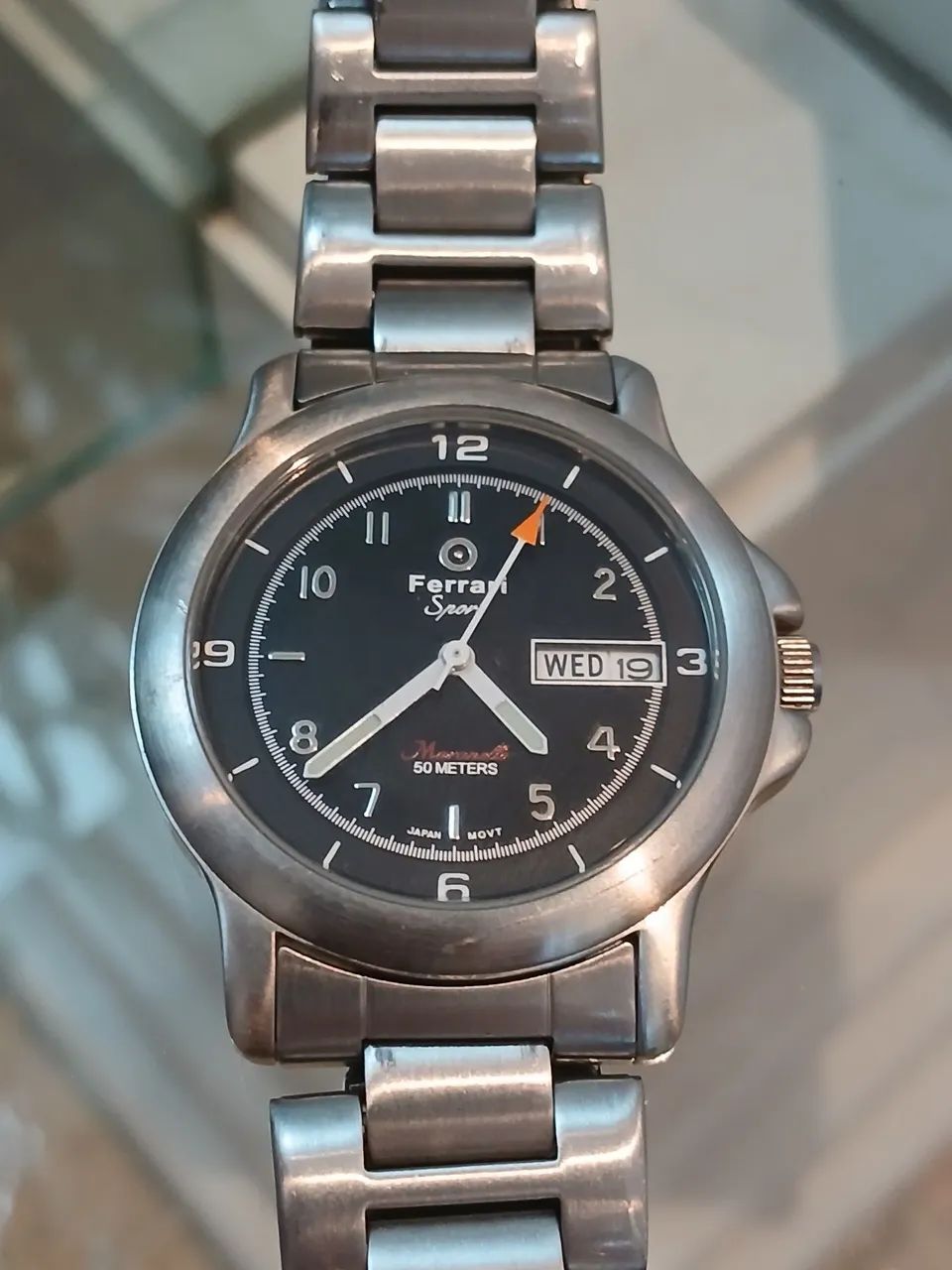 Relógio Ferrari Sport Original - Aço Inox + Caixa + Certificado