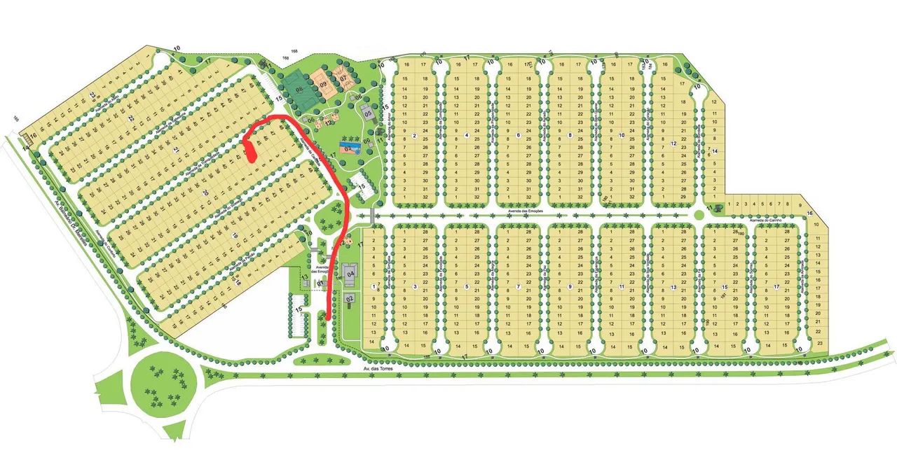 Lote condominio primor das torres 250mts 