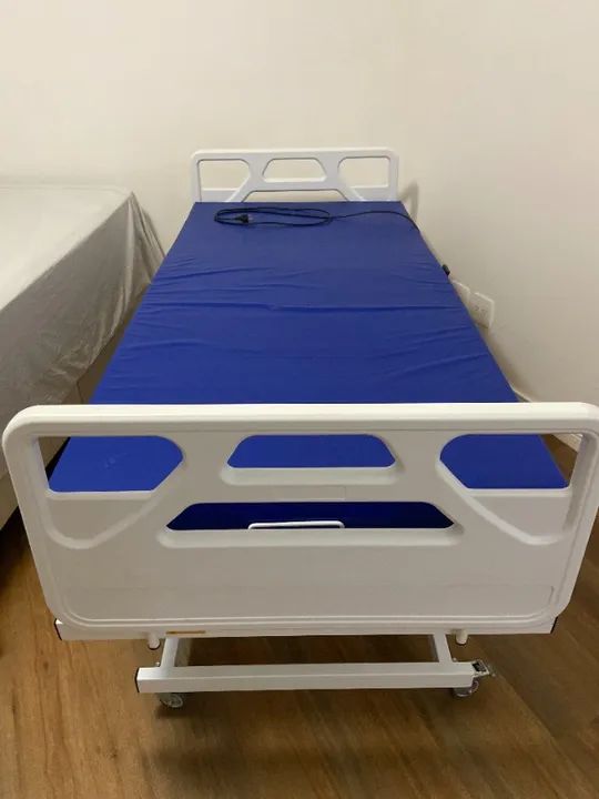 Cama hospitalar motorizada, solteiro, com colchão - Foto 2
