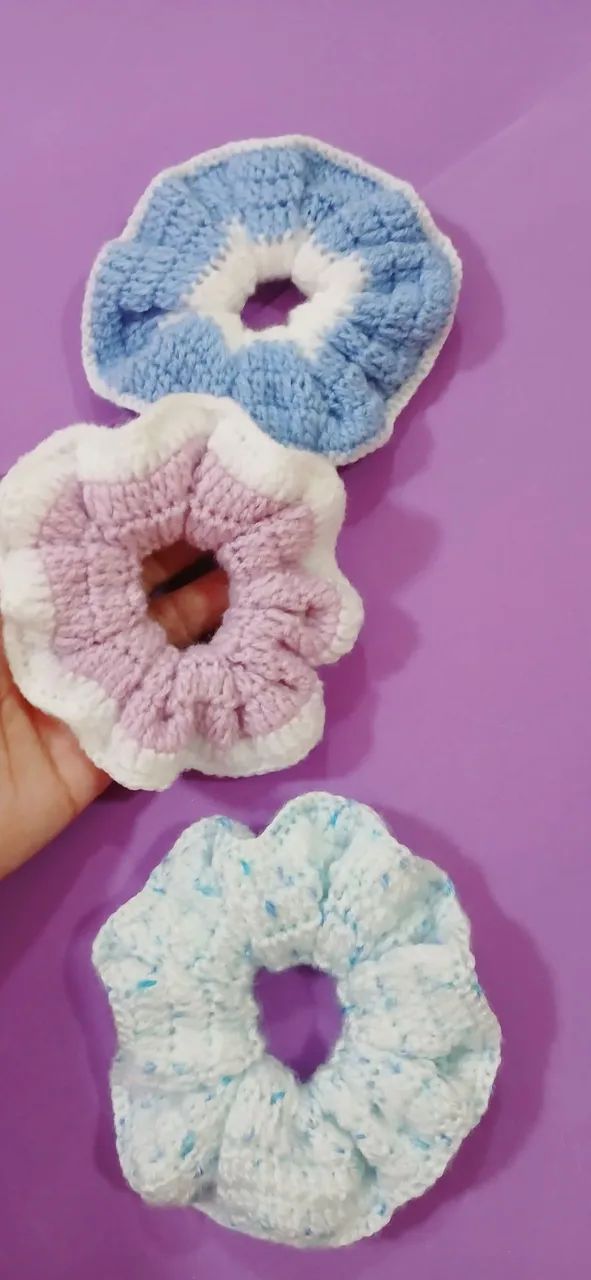 acessórios  de crochê para cabelo - Foto 2