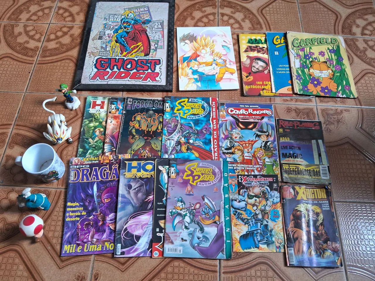 Lote itens Geek Anime herois games