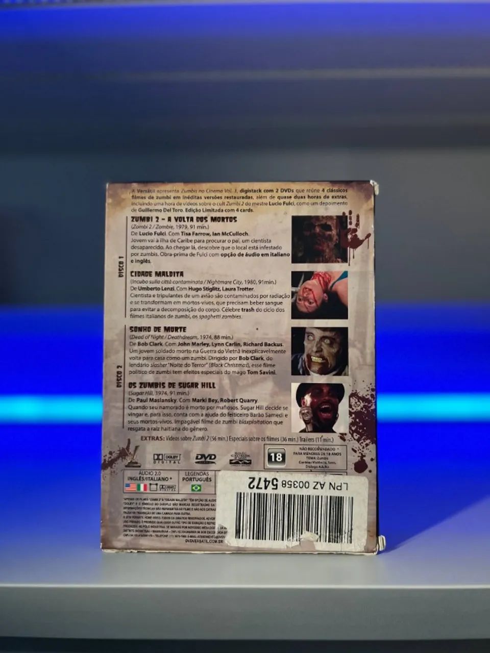 DVD Zumbis no Cinema Vol. 3 Edição Limitada com 4 Cards (2 DVDs) - 2018 - Foto 6