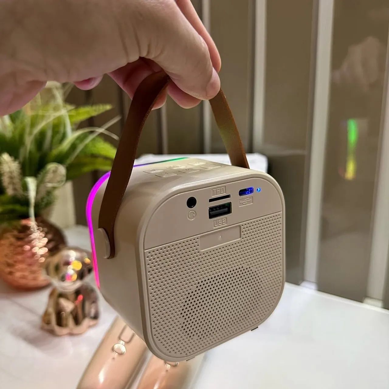 K12 - Caixa de Som Bluetooth 30W + Microfones Sem Fio - Melhor Preço! - Foto 5