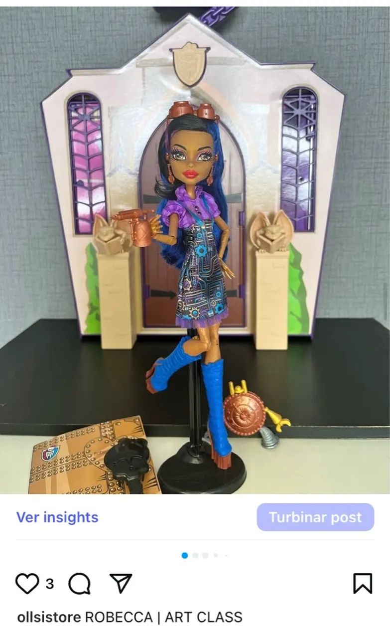 Boneca Monster High Robecca Steam