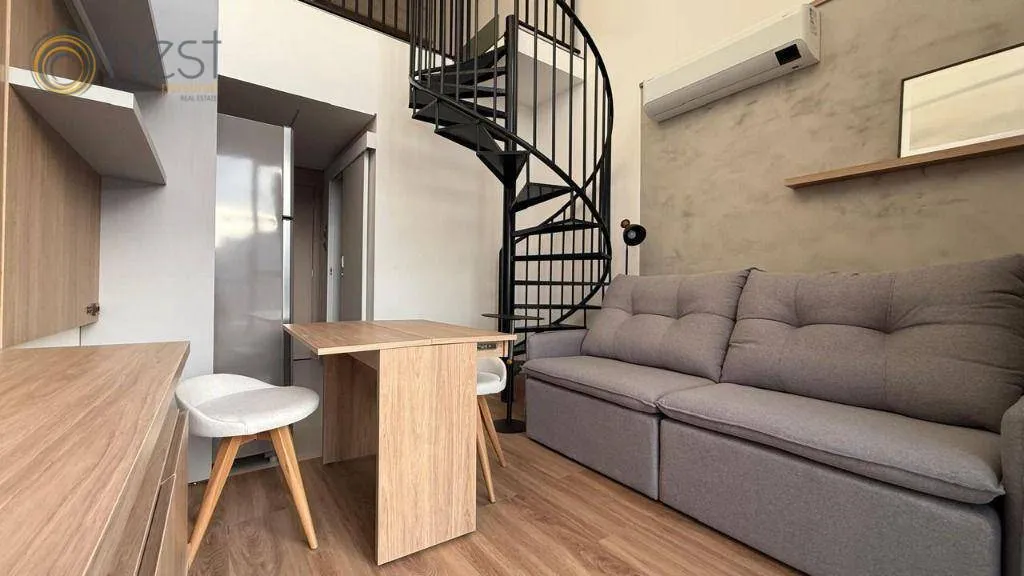Apartamento com 1 dormitório para alugar, 32 m² por R$ 3.026,32/mês - Campo Comprido - Cur