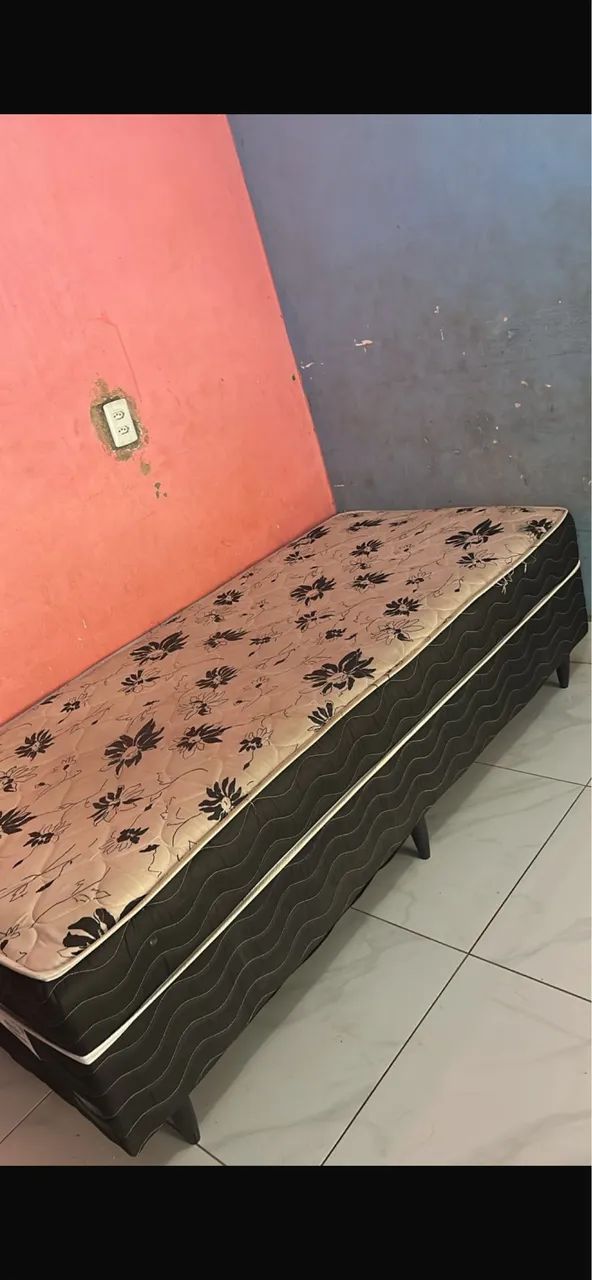 Cama Box de Solteiro Conjugada