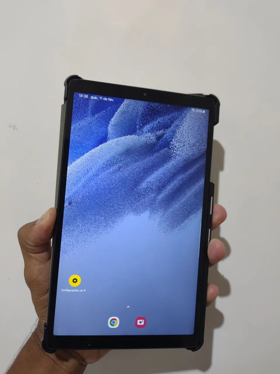 Samsung tab A7 lite funciona TUDO, com case nova. - Foto 2