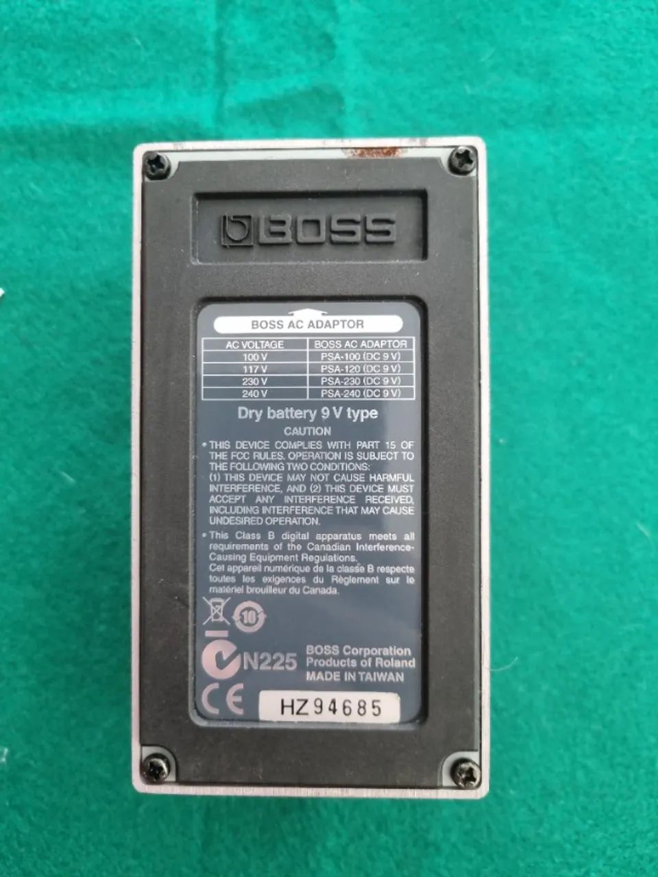 Boss Flanger BF-3. Ótimo, poucas marcas. Com caixa e catálogo. - Foto 5