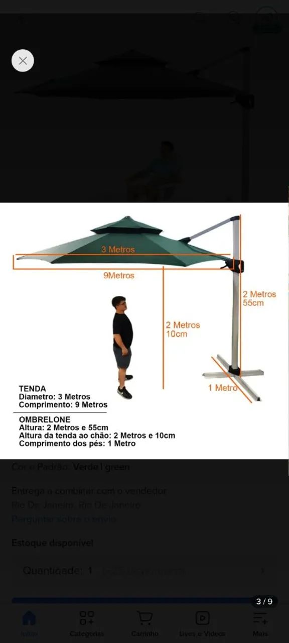 Umbrelone guarda sol  - Foto 4