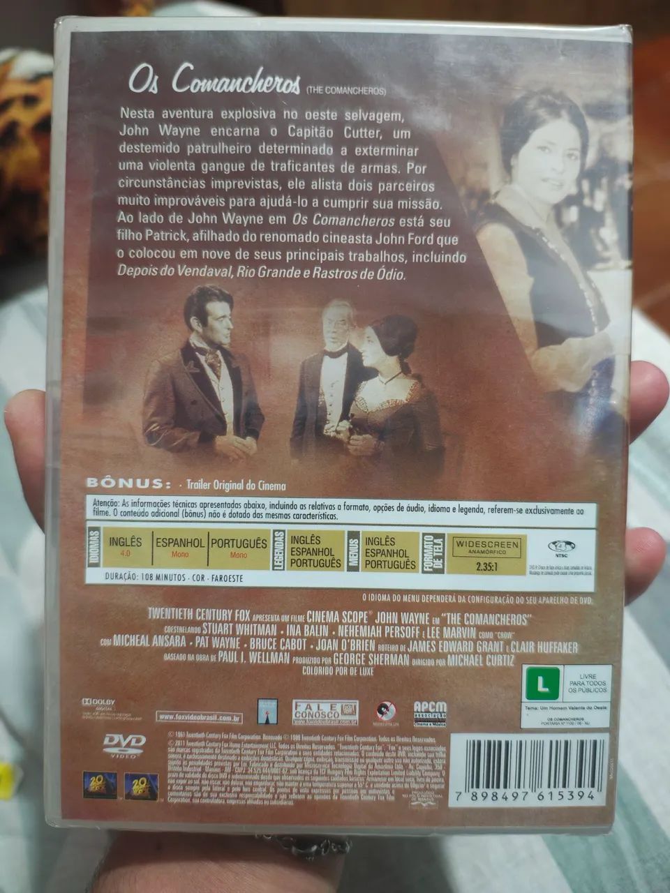 DVD Os comancheros Lacrado  - Foto 2