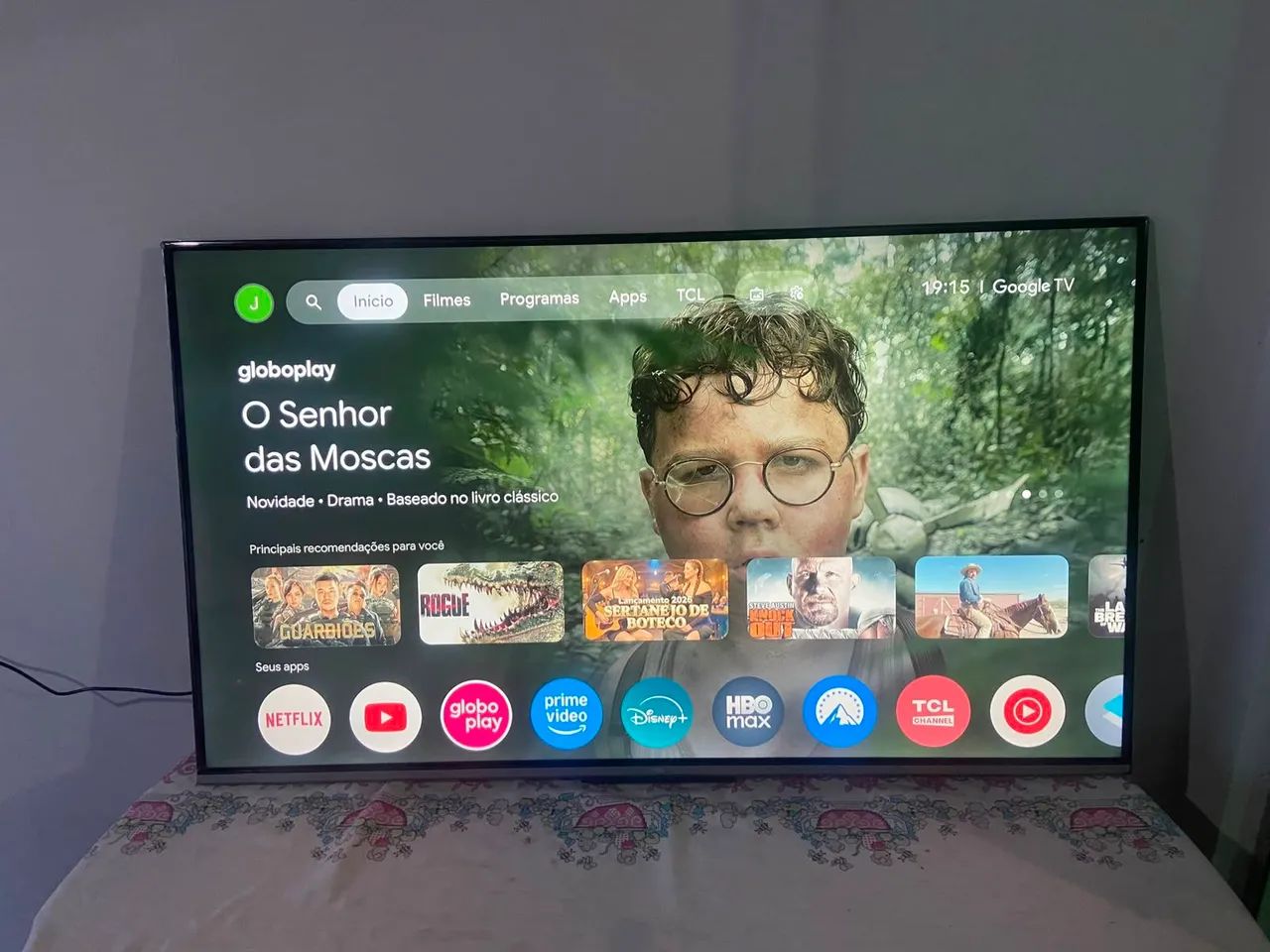 Tv 55 Tcl Android Google tv 4k - Passo Cartão  - Foto 3