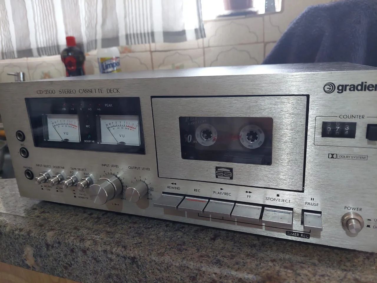 Tape deck Gradiente CD 3500,leia  - Foto 5