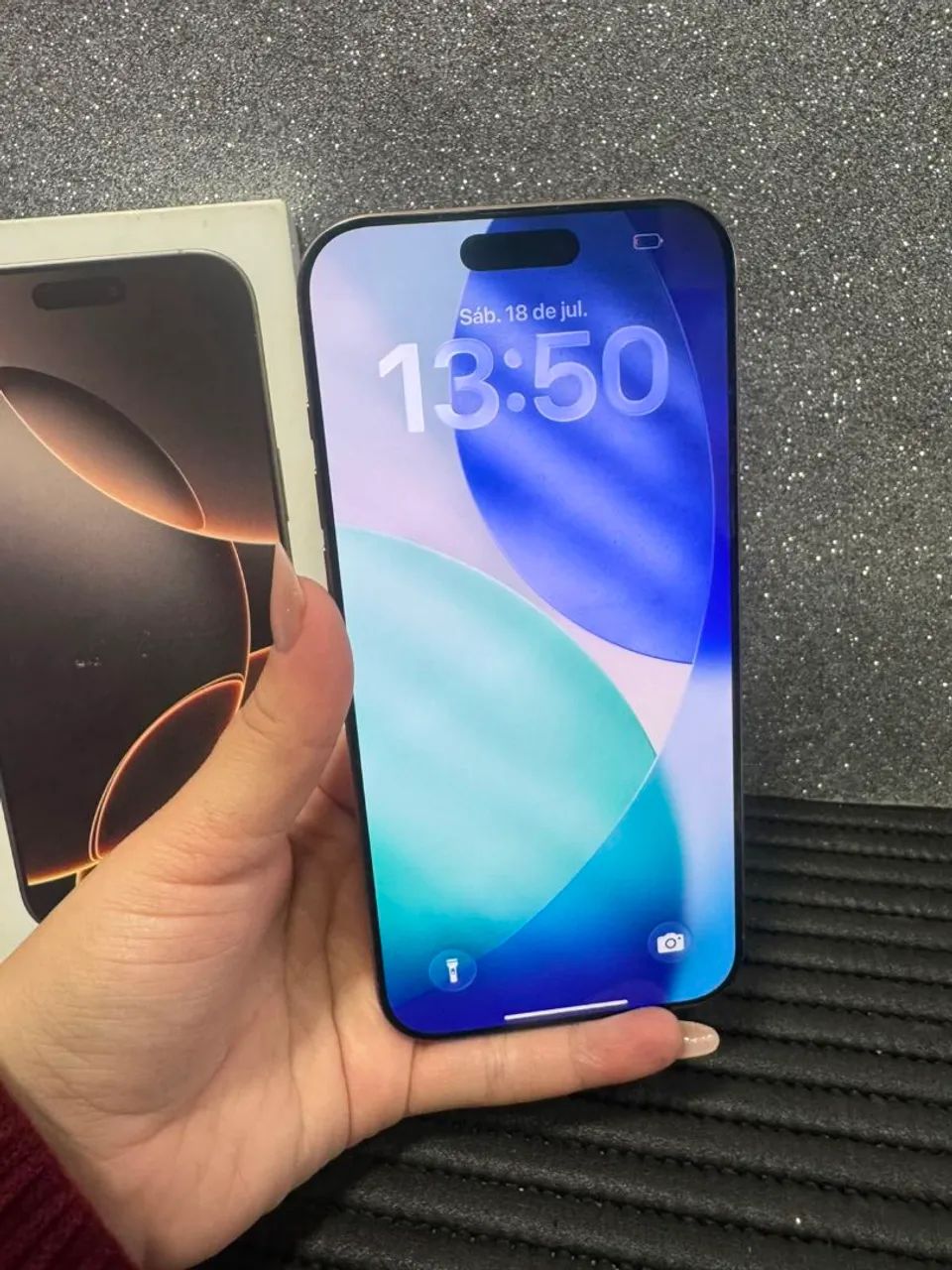 IPHONE 16 PRO MAX 256GB<br>?DESERT <br>?89%<br>?R$5199,0 - Foto 3