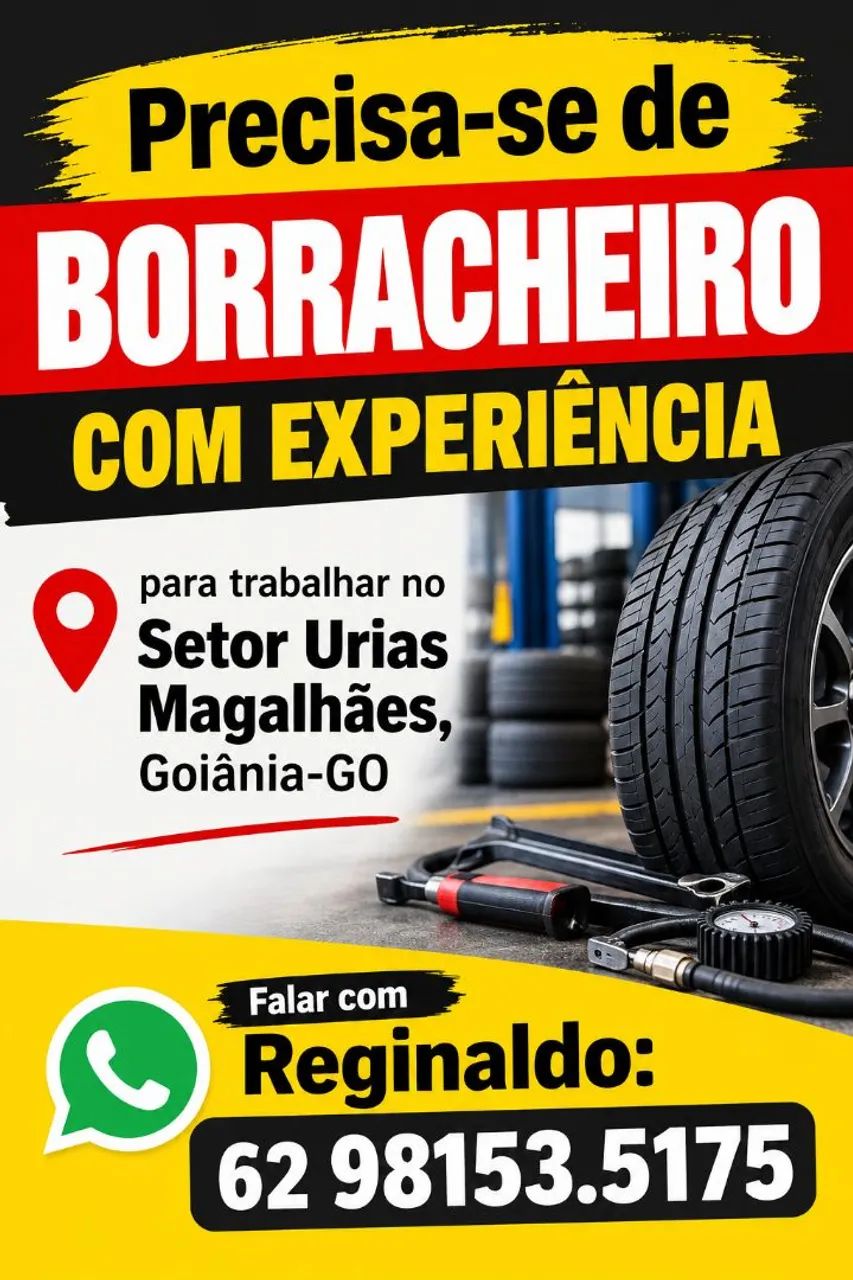 Vaga de BORRACHEIRO 