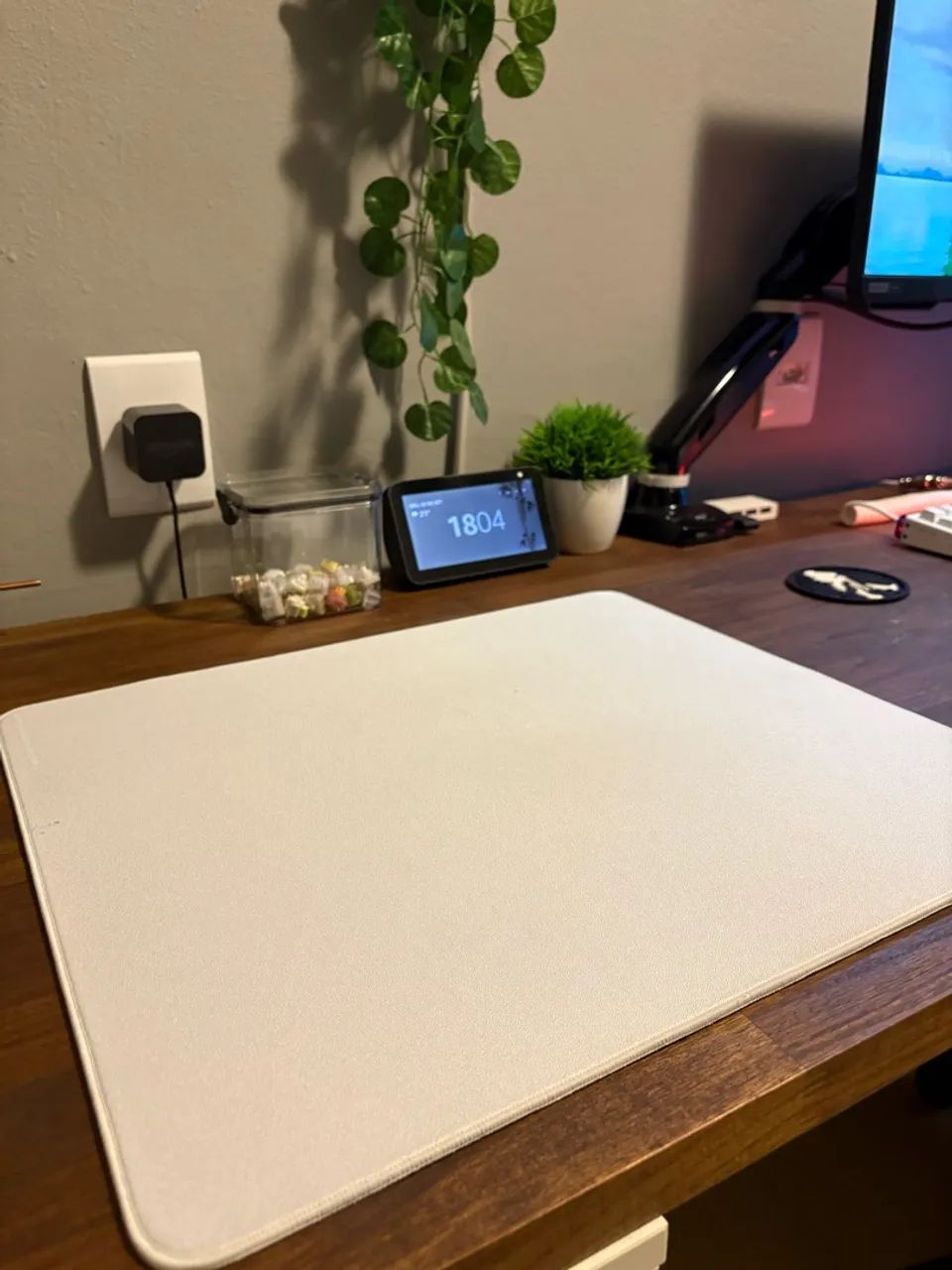 Mousepad MGG Ultrarialace branco  - Foto 2