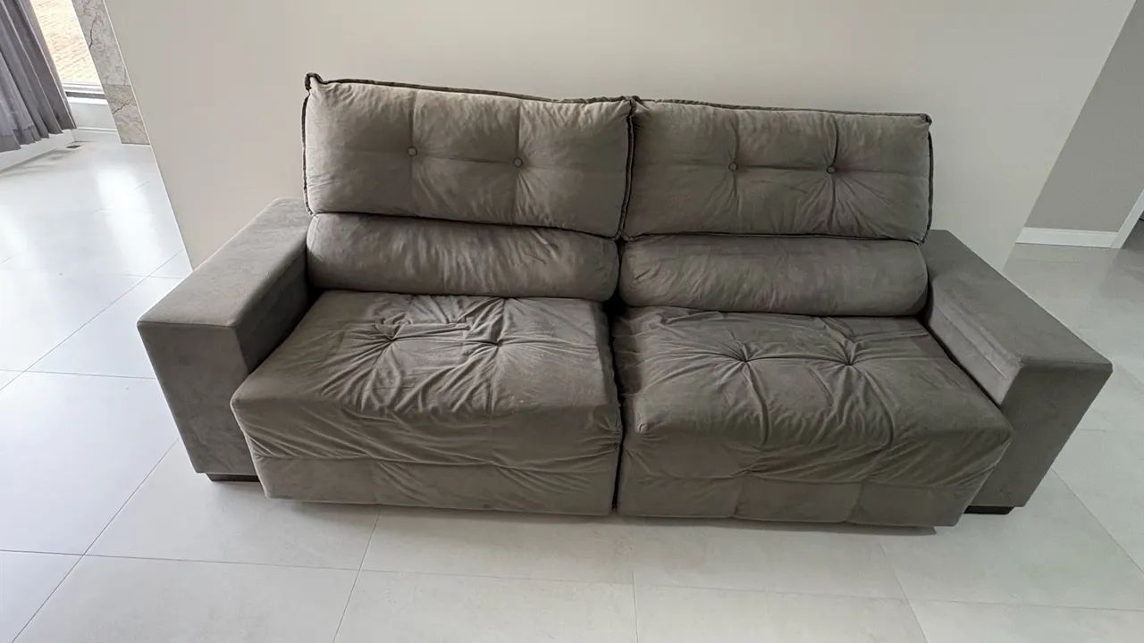 Sofá 4 lugares usado - Foto 2