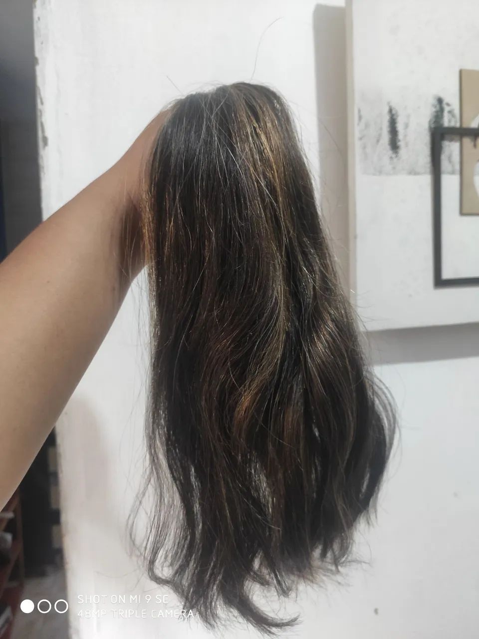 Vendo cabelo humano morena Iluminada  - Foto 3
