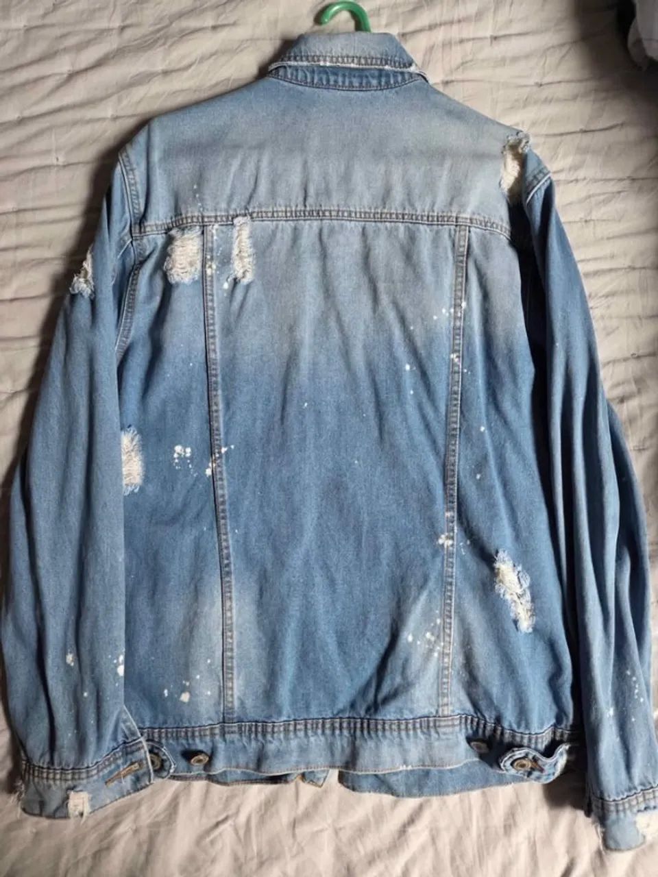 Jaqueta Jeans Destroyed - Foto 3