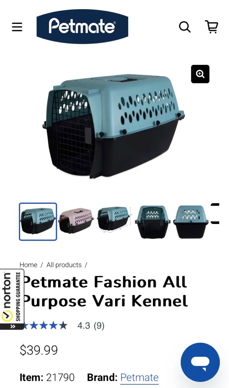 Caixa para transporte animais pequenos PETMATE KENNEL CAB - Foto 2