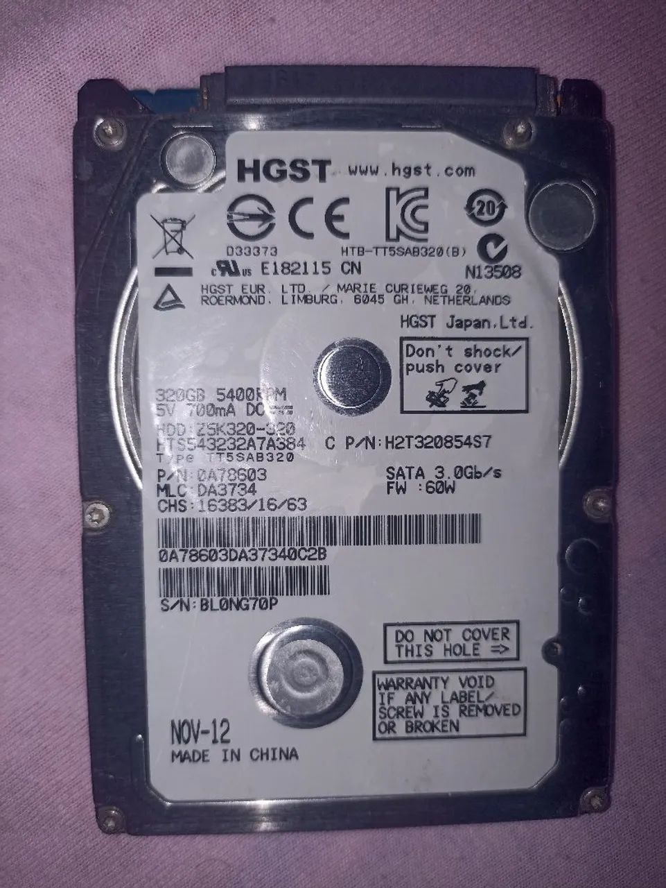 HD 320GB Para Notebook ou Pc - Foto 2