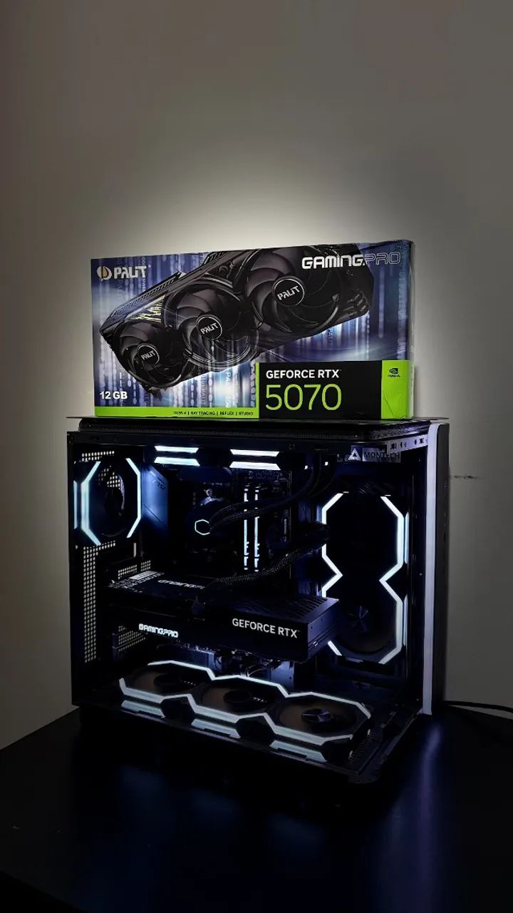 【新品】高性能ゲーミングPC RTX5070 Ryzen7 5700X3D PC Gamer RTX 5070 + Ryzen 7 5700X3D Completo Premium