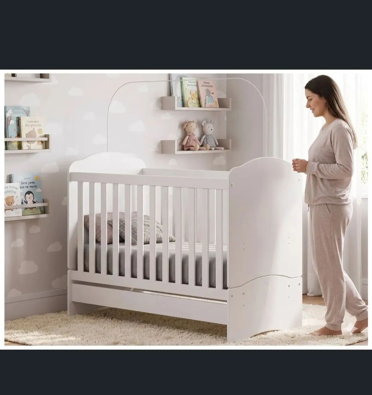 Berço que vira mini-cama 3 em 1 - Foto 2