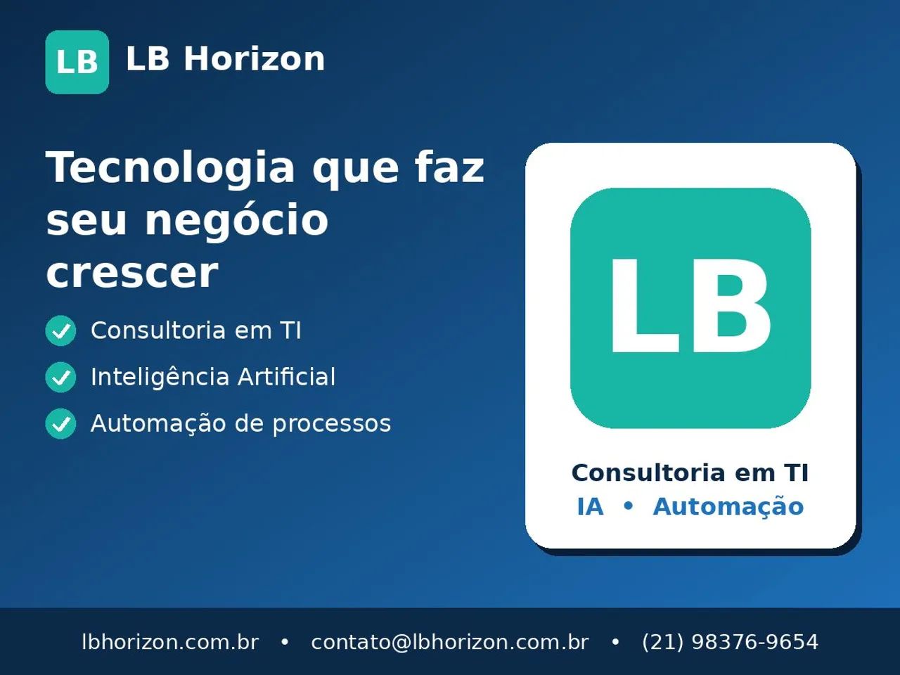Consultoria em TI, Inteligência Artificial e Automação para Empresas - Foto 2
