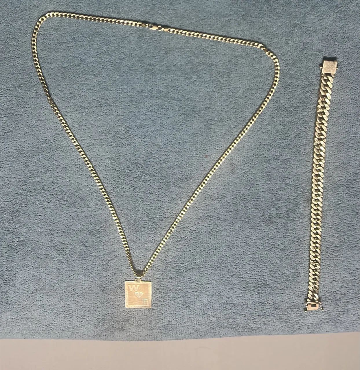 Corrente e pulseira ouro - Foto 2