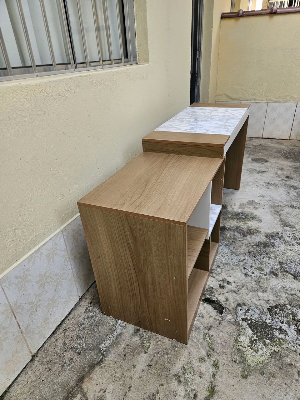 Mesa de Escritório com Nicho  - Foto 4