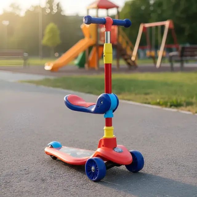 Patinete 2 em 1 com assento