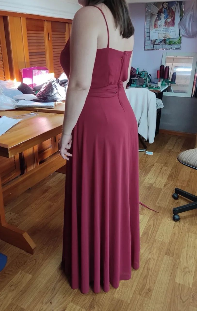 Vestido Marsala - Foto 2