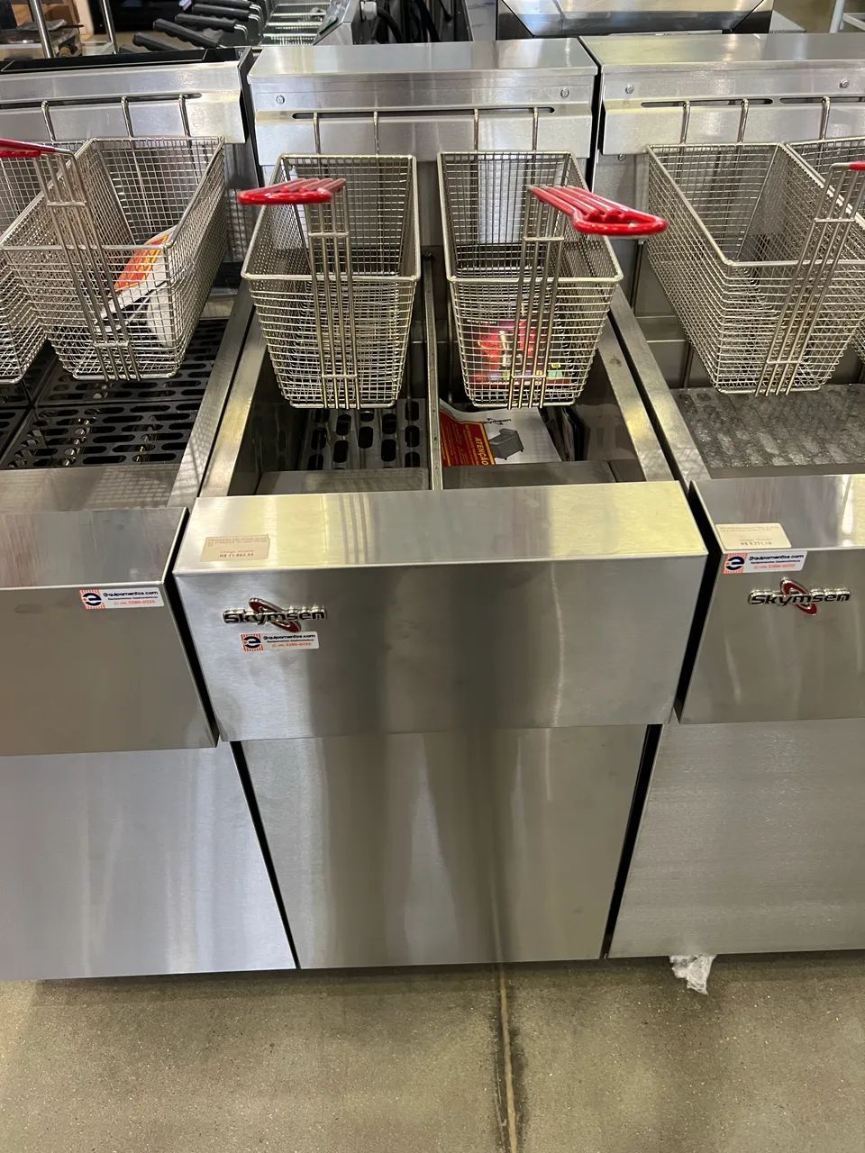 Fritadeira elétrica bipartida 28L alta produção - pronta entrega  - Foto 2