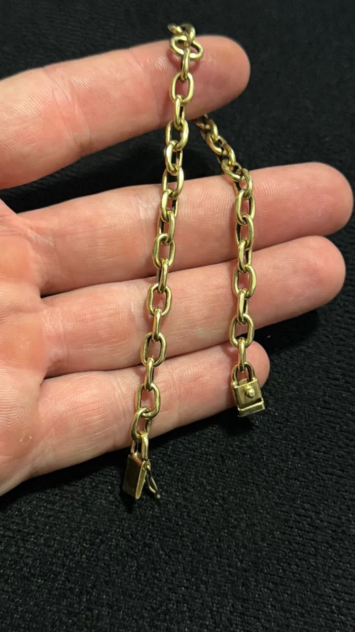 Pulseira de ouro 18k