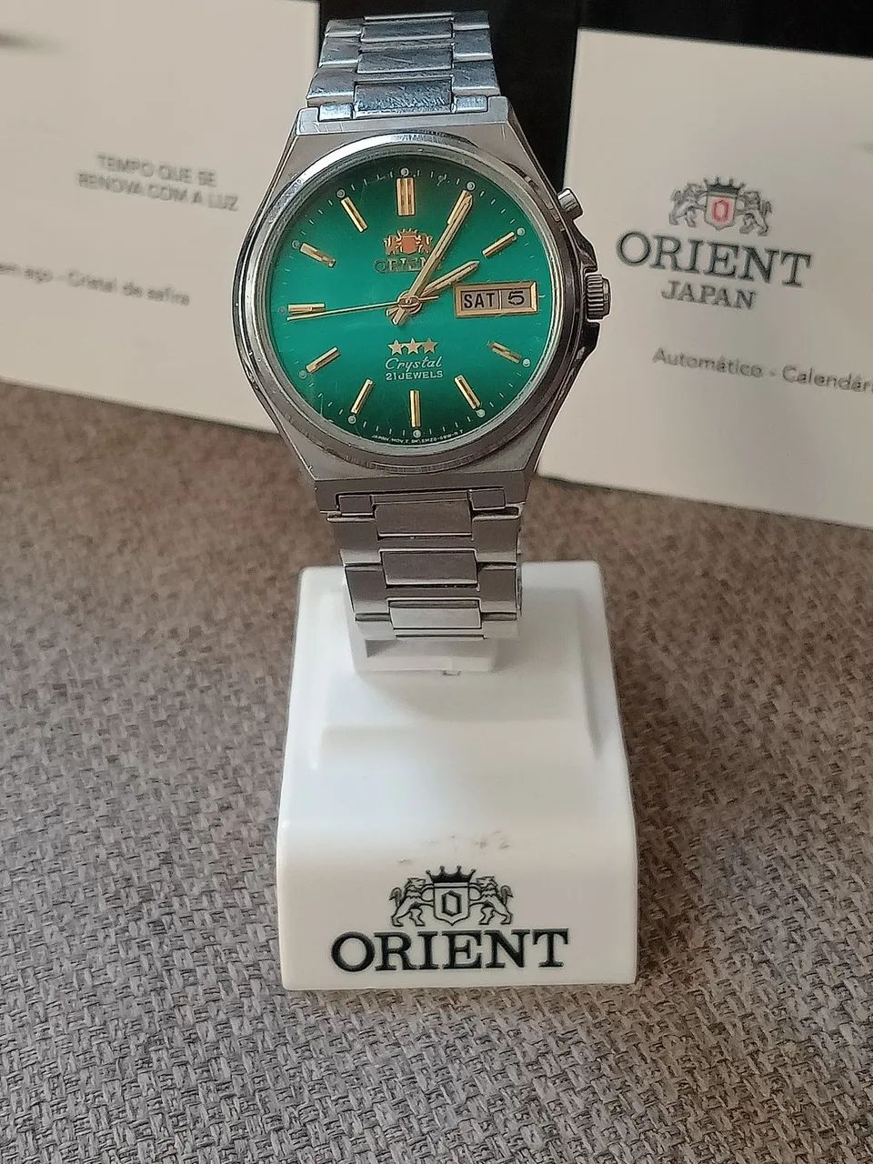 ORIENT CRYSTAL três estrelas automático 2010