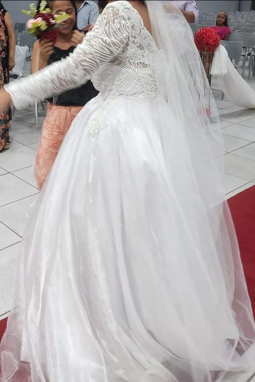 Vestido de noiva estilo princesa - Foto 2