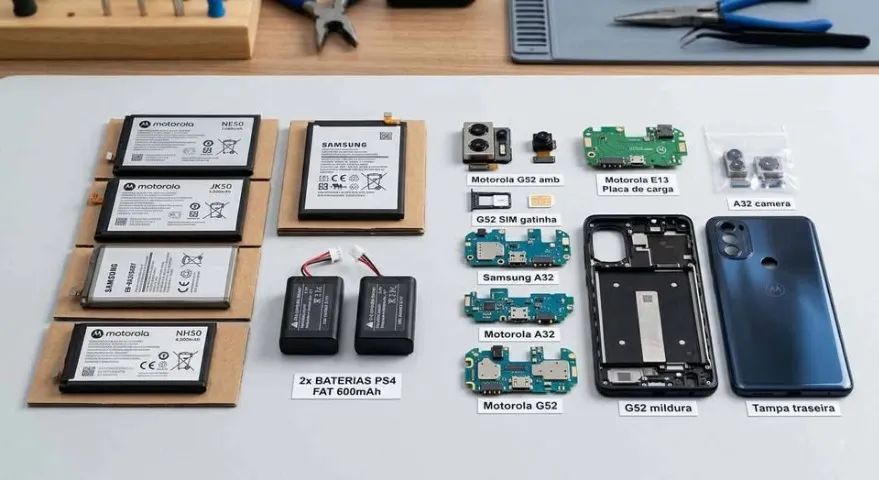 PEÇAS DE REPOSIÇÃO MOTOROLA E SAMSUNG/ PLACAS