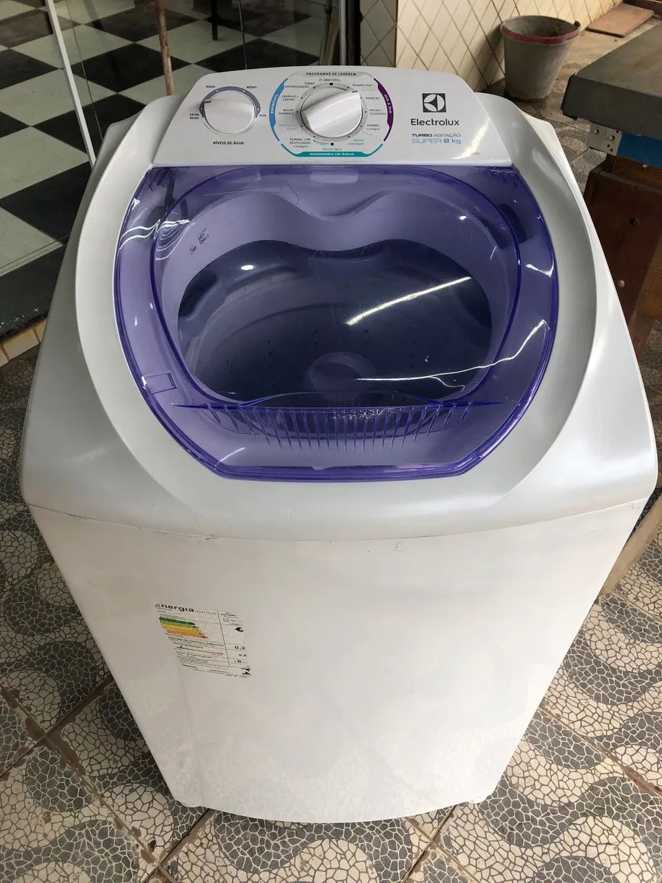 Máquina Electrolux turbo 8kg