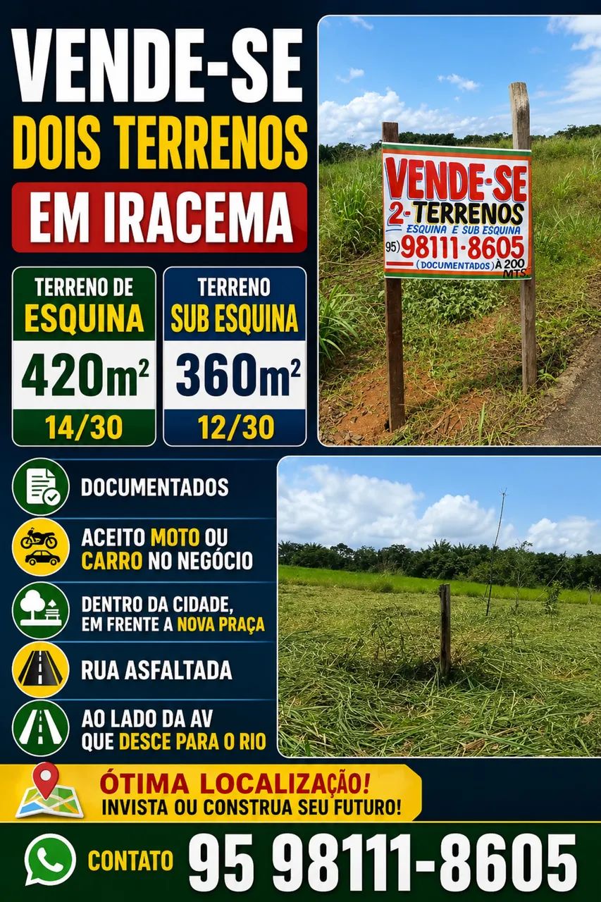 Terrenos em Iracema 