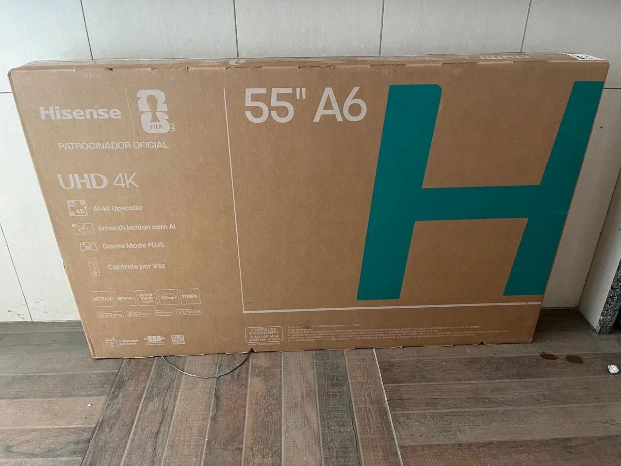 Smart TV Hisense 55 polegadas Lacrada  - Foto 3