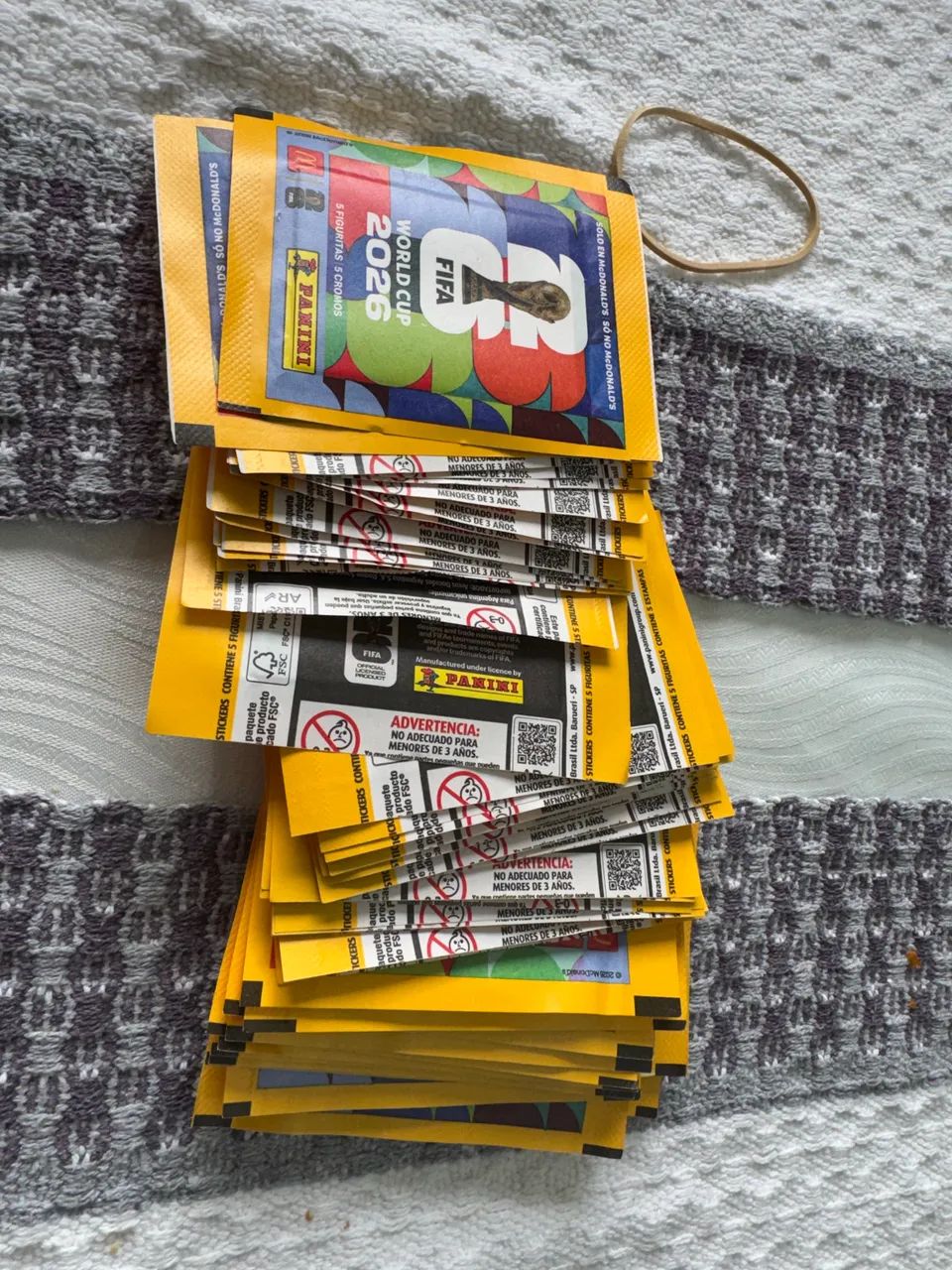 Pacote de Figurinhas da copa 2026 oficial Panini Mac donalds