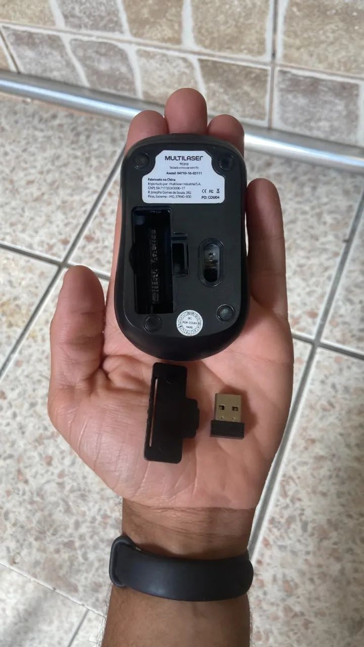 Mouse sem fio TC212 Preto Multilaser - Foto 3